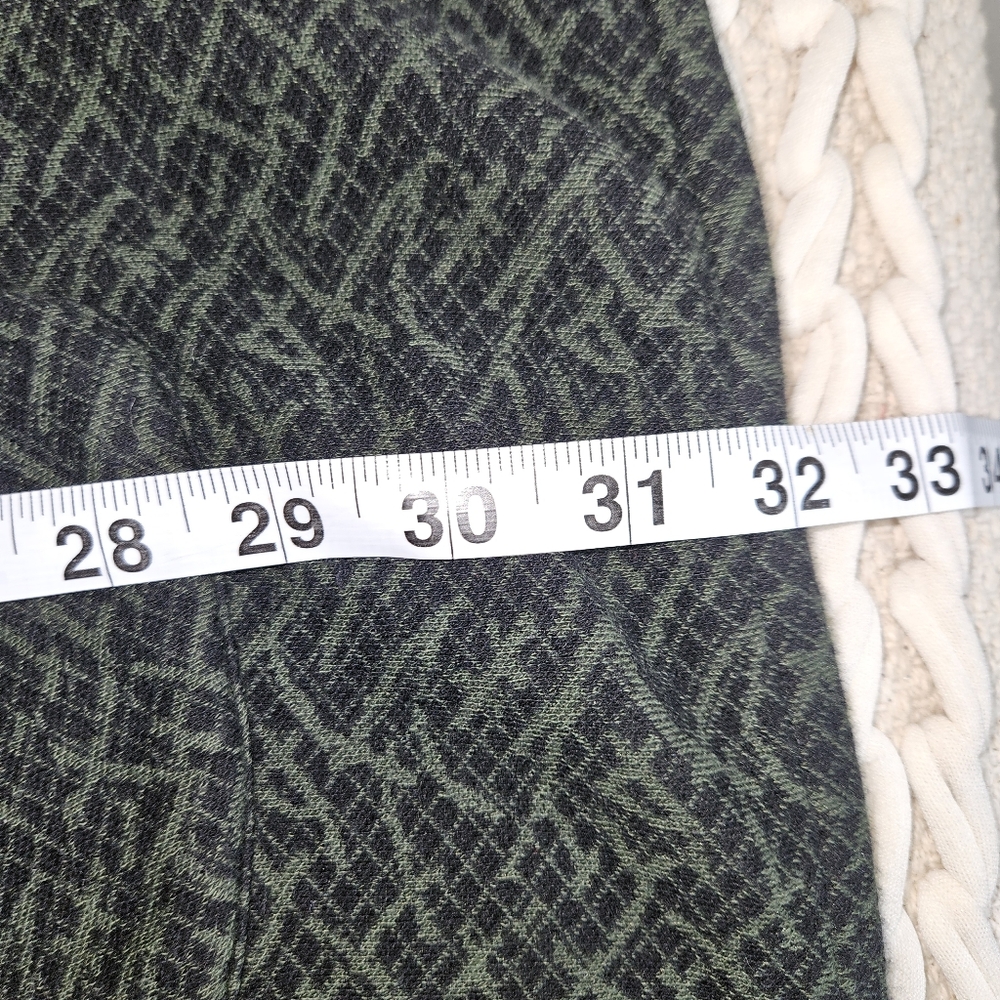 Women Parsley & Sage Reversible Sweater Tunic Top Green Black Lagenlook Cowl 1X - Picture 11 of 14